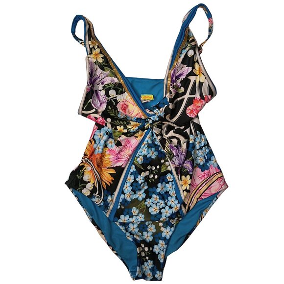 Agua Bendita Billy Dreamin Floral One-Piece Swimsuit Large - Picture 1 of 4